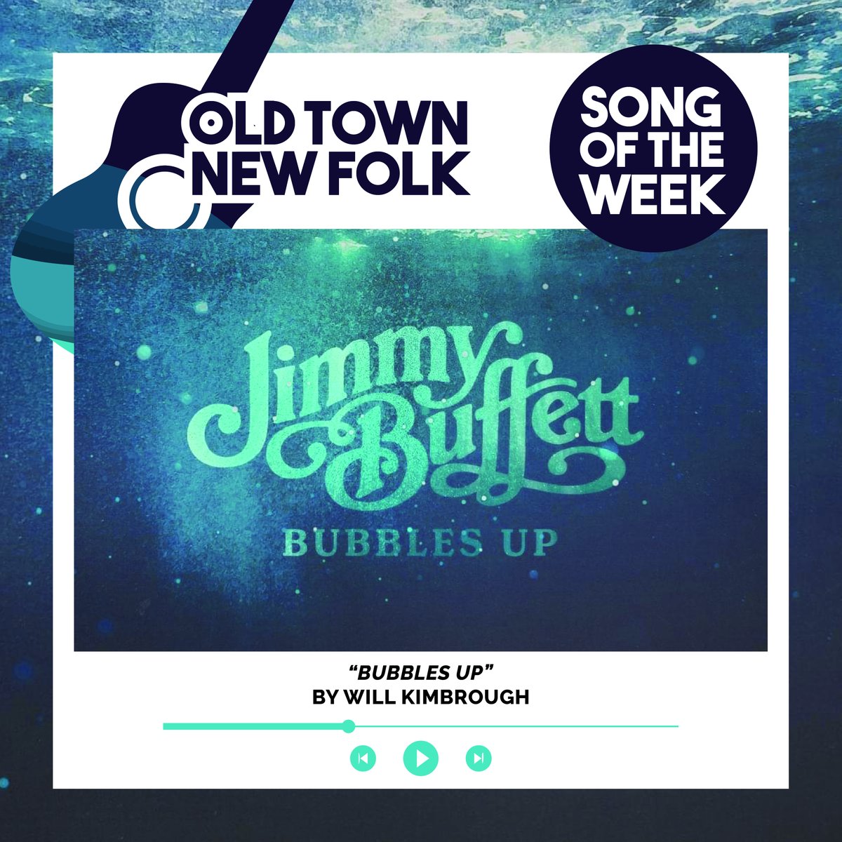 Old Town New Folk Song of the Week: Bubbles Up 🌊 Hear the magic of collaboration between Will Kimbrough and the late, great Jimmy Buffett!

LISTEN: youtube.com/watch?v=WFB8iB…

#LiveMusic #FolkMusic #Heartfelt