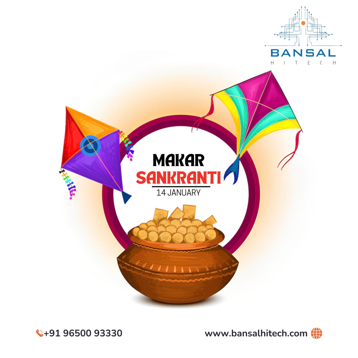 BansalHiTechSys's tweet image. 🎉 Happy Makar Sankranti! 🌞✨

May this festival bring joy, prosperity, and success to your life. Let’s celebrate the spirit of new beginnings and soar high like kites! 🪁

🌐 bansalhitech.com
#MakarSankranti #FestivalVibes #NewBeginnings #BansalHiTech #StayConnected