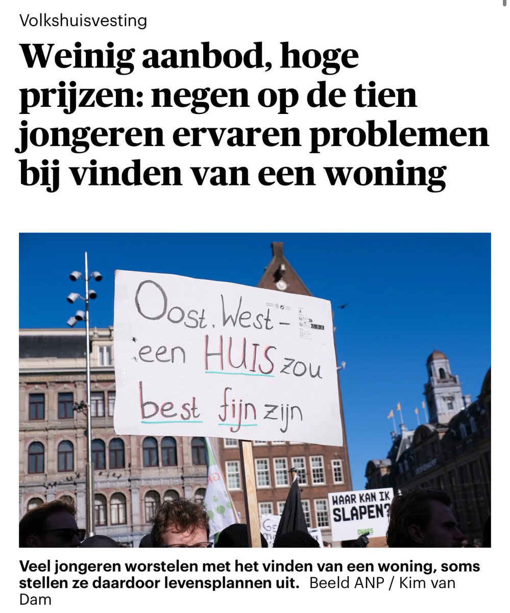 F__Timmermans's tweet photo. Heel veel jongeren ervaren stress bij het vinden van een woning. Er zijn amper woningen en de prijzen zijn torenhoog. Hierdoor wonen ze vaak nog thuis, wat zorgt voor eenzaamheid en stress.
Tijd om aan de slag te gaan met het bouwen van betaalbare woningen voor jongeren! https://t.co/aXufV8rv2d