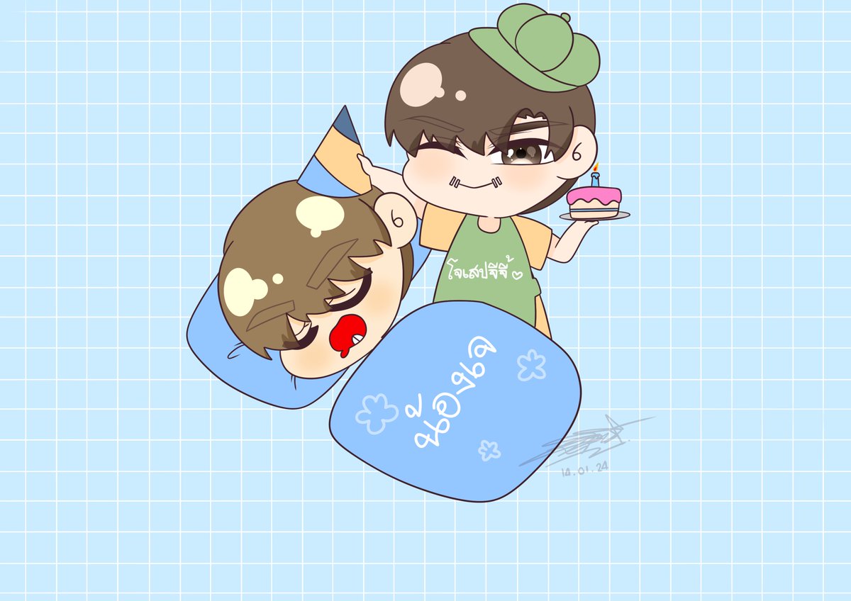 SwirlingSnowSt's tweet photo. สุขสันต์วันเกิดก๊อดเจค้าบบบ🎉🎂🎊
ตอนแรกกำลังเครียดเลยว่าจะวาดอะไรให้ดี พอเห็นพี่โอมมาโพสต์อวยพรก็เลยจัดไป 1 แฟนอาร์ตซะเลย ٩(๑❛ᴗ❛๑)۶ https://t.co/k7qt80uqJe