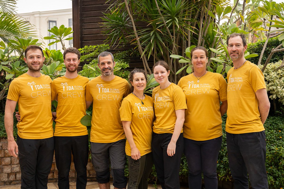 The 2025 Tour d'Afrique Cycling Expedition is about to begin in Cairo, Egypt. The riders will be supported on their adventure by these wonderful staff members! #tourdafrique