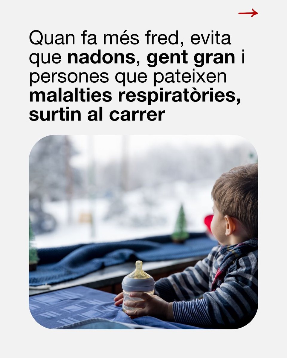 Es manté en alerta el pla #PROCICAT per l'episodi de fred intens🌡🧣🧤 la propera nit i matinada a la majoria del territori català

Segueix els nostres consells 👇