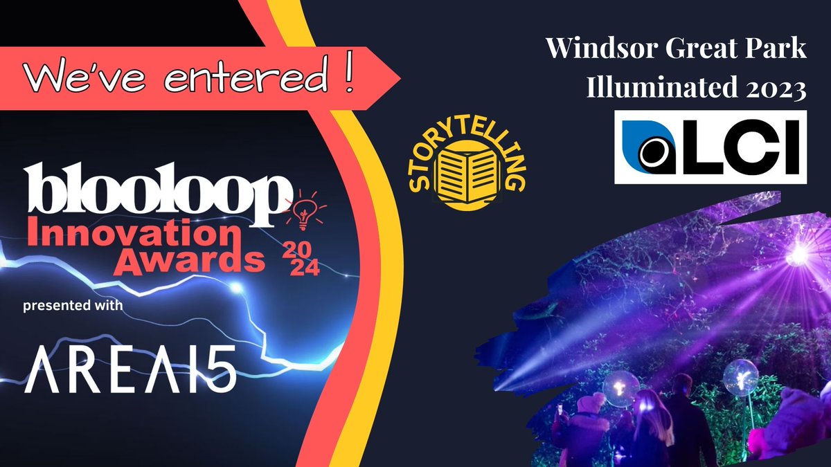 Chuffed to be shortlisted for a <a href="/Blooloop/">blooloop</a> Innovation Award! 🎉

Our work on <a href="/WGPilluminated/">Windsor Great Park Illuminated</a> (with <a href="/IMG/">IMG</a> ) is up for Best #Storytelling. ✨

VOTE FOR US > events.hubilo.com/festival-of-in…

#BlooloopInnovationAward #AVTweeps #AttractionDesign #ImmersiveDesign #SeasonalAttraction