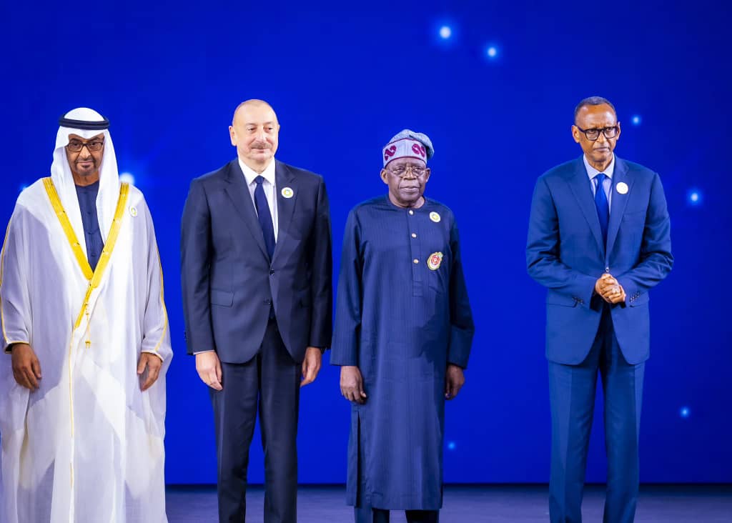 JaafarUmarAbba's tweet photo. President Bola Ahmed Tinubu attends the 2025 Abu Dhabi Sustainability Week Opening Ceremony and Sustainability Prize Award Ceremony in the United Arab Emirates.
#PBATInUAE https://t.co/nXvco8TSsO
