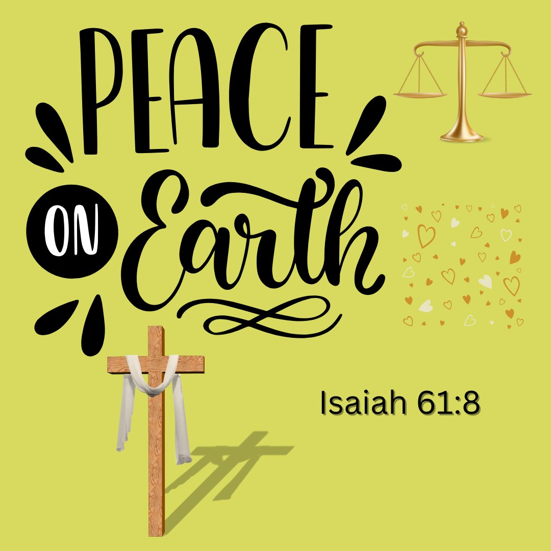 WeAcceptedJesus's tweet image. Isaiah 61:8 (CEV), I, the Lord, love justice! But I hate robbery and injustice. My people, I solemnly promise to reward you with an eternal agreement.

"Are we, His people doing our part?"

#LovingWhatGodLoves #PeaceableLife #1Timothy2 #KingdomofGod #KingdomofGodJournal