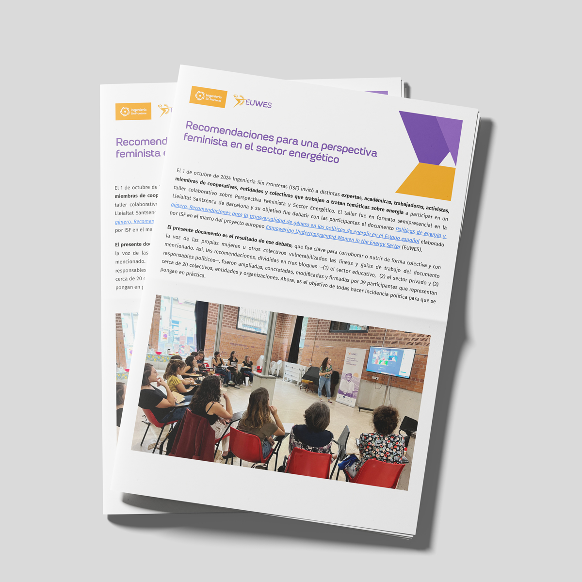 📊 ¿Sabías que en el sector energético hay un 78,4% menos de mujeres y una brecha salarial del -14,7% en comparación con sus compañeros?
ISF presentamos un nuevo informe para promover cambios estructurales. #EUWES esf-cat.org/es/blog/2025/0…