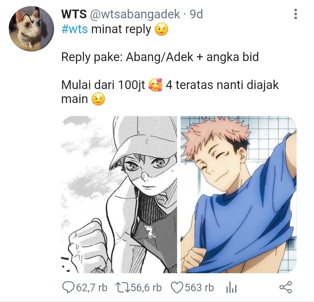 iwriteonce's tweet photo. —adek abang butuh uang
#goyuu #nanaita #ushihina #kenhina nsfw, crossover

Cara cepat dapat uang? Ya, ngebid dong 🥰 https://t.co/LQcdxUNnvO