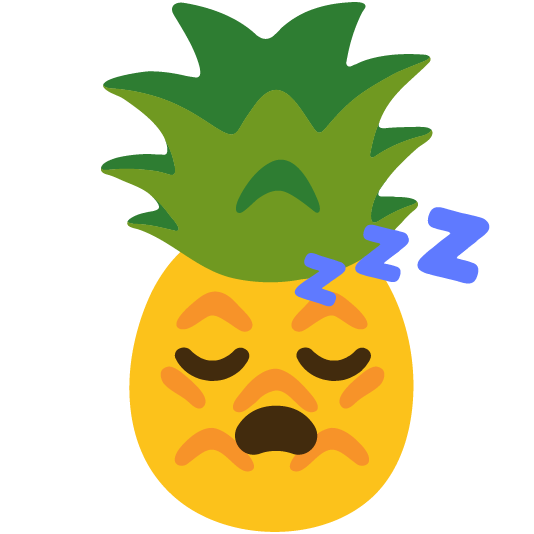Transparent Pineapple Emoji Emotion Emojisticker Emoji Piña🍍