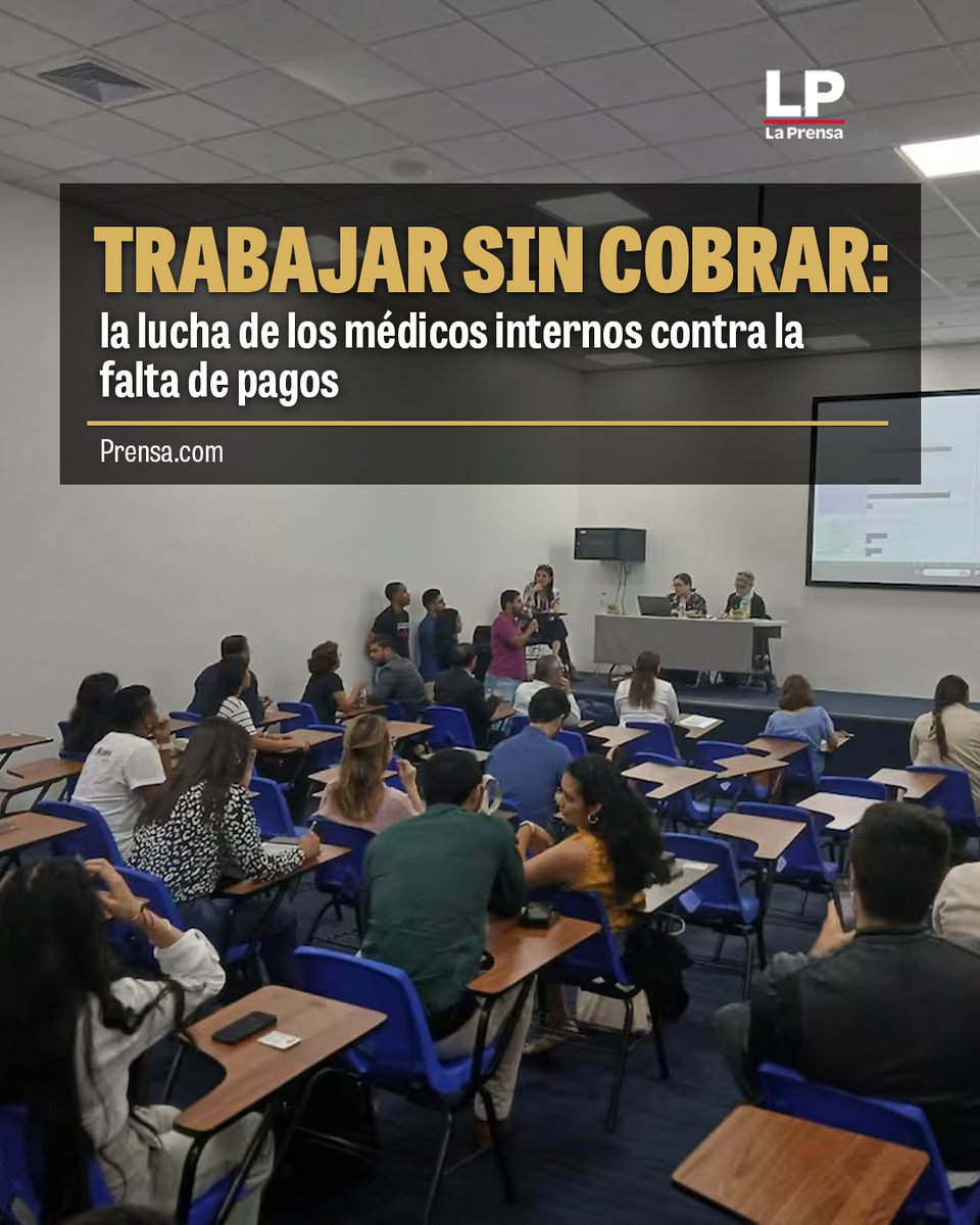 prensacom's tweet photo. Desde 2021, los médicos recién graduados que realizan su internado en las instalaciones de la CSS y el Minsa han enfrentado una preocupante realidad: muchos no han recibido los pagos correspondientes a sus bonos y turnos extras. Esto no solo dificulta su estabilidad económica, sino que también añade un peso adicional al ya exigente proceso de formación médica.

Más detalles en https://t.co/RNKet9EJuC a través de @prensacom