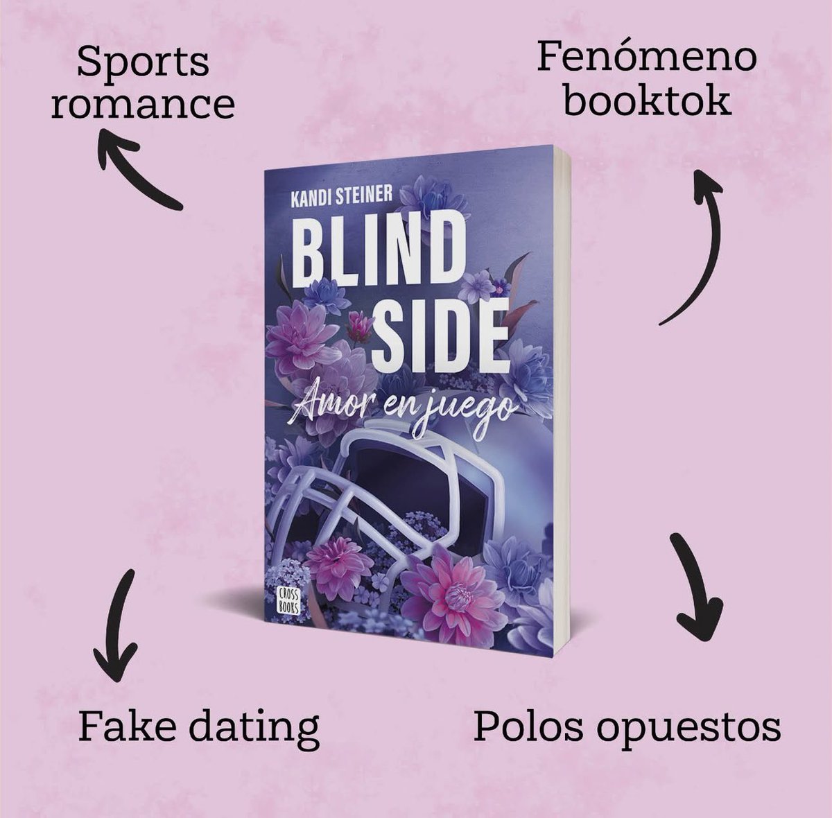 UniversoDSilvia's tweet image. ⚠️ATENCIÓN⚠️

El 26 de marzo @TeenPlanetLibro publicará #BlindSide “Amor en juego” de Kandi Steiner.