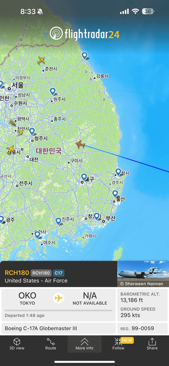 sysmedi's tweet photo. 실시간 초대형 수송기 우리 나라로 오는중..

6년 이상을 미국 민주당한테
2번의 탄핵 시도, 암살 미수 3번, 온갖 소송과 선동, 기소를 당하고 버틴 사람이 흑화하면 어떻게 되는지 잘봐.
 그게 지금 만반의 준비를 마친 '트럼프'야 https://t.co/BYOm8VXaSU