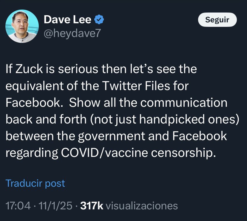 elhijodecthulhu's tweet image. Pues lo tiene muy fácil el Sr #Zuckerberg , si quiere colaborar con la transparencia y la verdad solo tiene que dar visibilidad a los #FacebookFiles tal y como hicieron en #X con los #TwitterFiles
