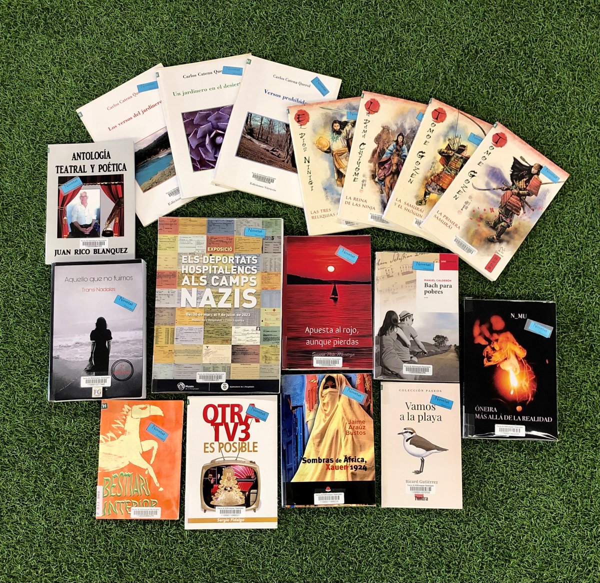 📚Primera tongada de novetats de les nostres #Autoreslocals i #Autorslocals!

Ja els podeu venir a buscar a la #BibTeclaSala!🏃‍♀️🏃‍♂️