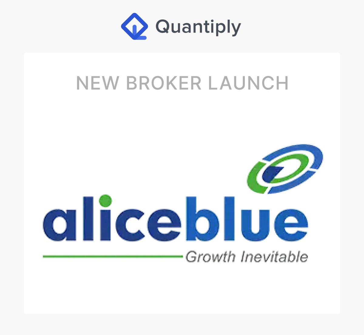 📢 New Broker Launch 📢
AliceBlue 
<a href="/aliceblue_india/">Alice Blue</a>
