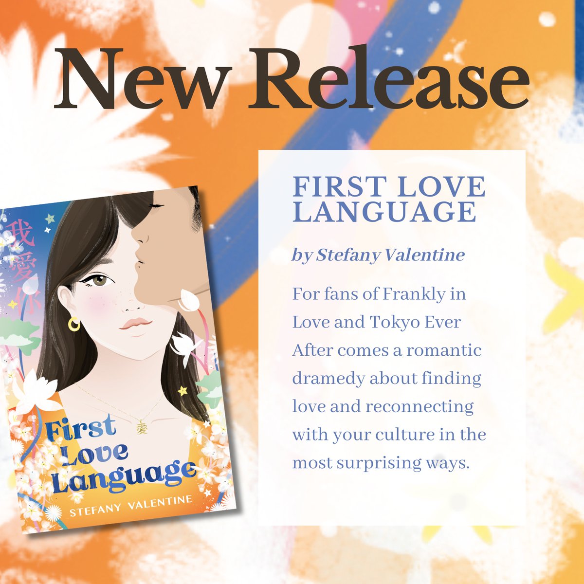 FIRST LOVE LANGUAGE by Stefany Valentine is out TODAY! 

Get your hands on the book Kirkus called, "A sweet, thoughtfully developed romance with some unusual twists and layers.” —Kirkus Reviews

Book sold by Ann Rose