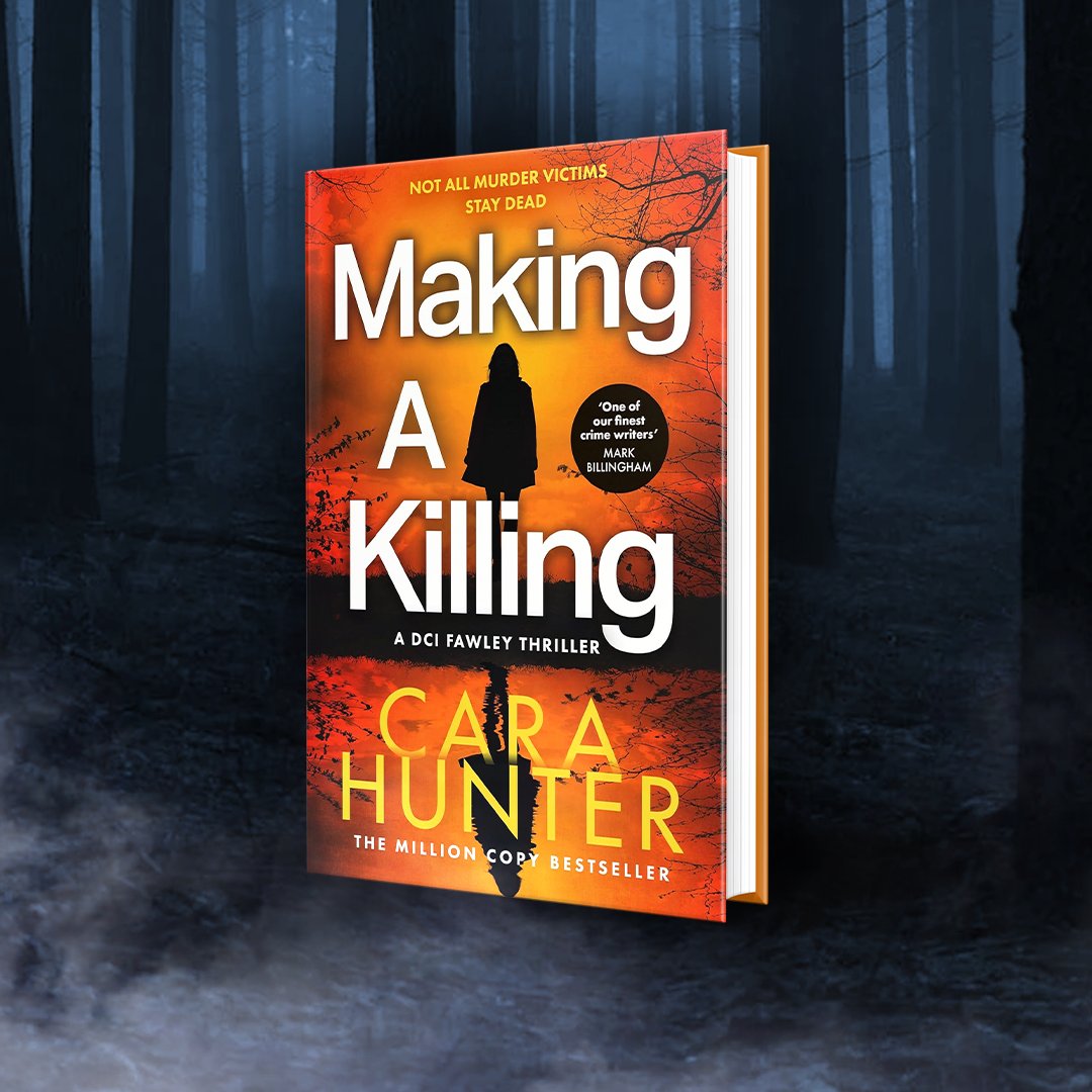 Fresh forensic evidence at a crime scene casts the conviction of a mother for the murder of her daughter sixteen years ago in doubt in MAKING A KILLING, the brilliantly twisty new thriller coming soon from Cara Hunter: waterstones.com/book/making-a-…
