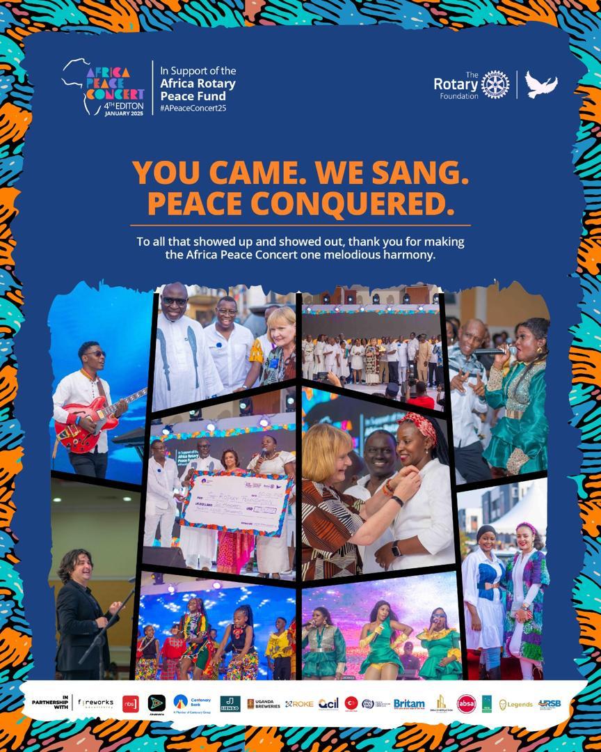 TO YOU ALL!!!

An unforgettable harmony of voices, hearts, and purpose! 

Thank you for showing up, showing out, and making the Africa Peace Concert a true celebration of unity and peace. 

#APeaceConcert25