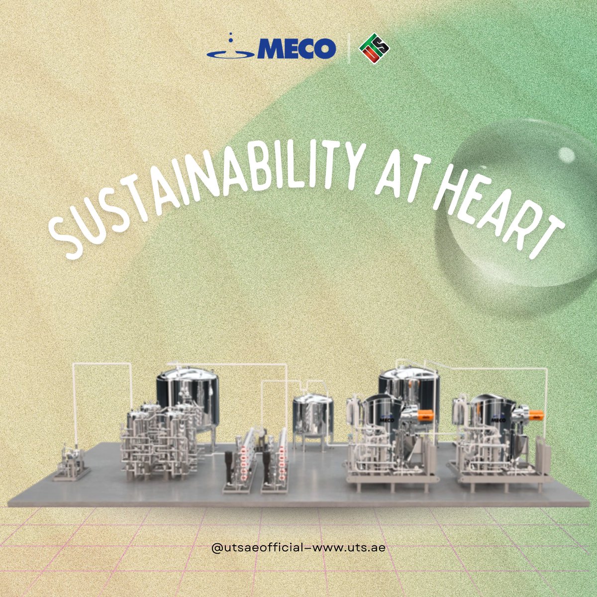 utsaeofficial's tweet photo. UTS proudly partners with MECO, a pioneer in water purification since 1939. MECO's eco-friendly innovations, like vapor compression desalination and advanced membrane technologies, minimize water footprints and chemical use. Serving industries such as marine, oil &amp; gas. #MECO#UTS https://t.co/LvB6l9q3YQ