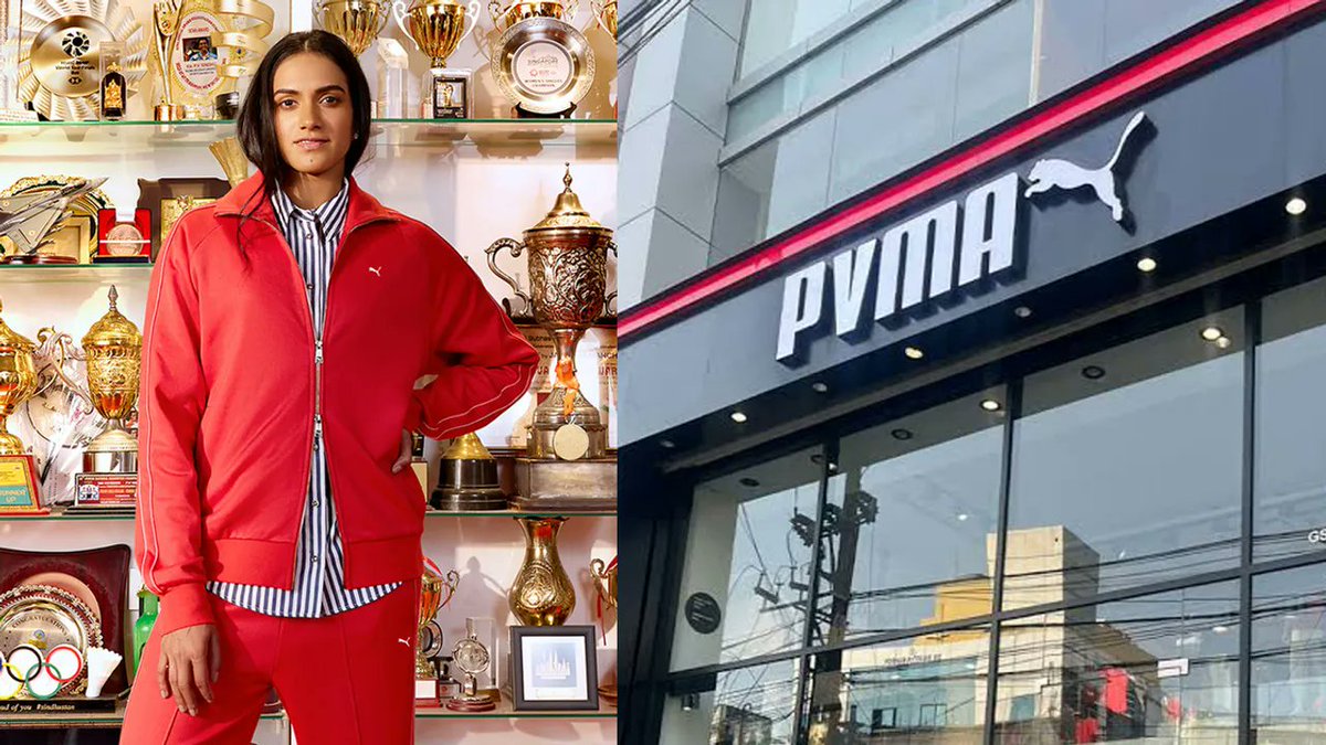 gardener1603's tweet photo. My first guess was @imVkohli , but @PUMA  just pulled off something even better! 😱 That "mistake" sign? Pure genius – a viral twist to announce their partnership with badminton champ @Pvsindhu1  
#puma #Olympic2024 https://t.co/x3mqo6LU9r