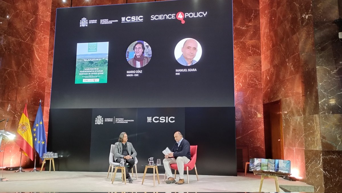 DiabetesLabIBGM's tweet image. @searavalero entrevista al Dr. Mario Díaz sobre su informe #S4P @CSIC de la perdida de biodiversidad