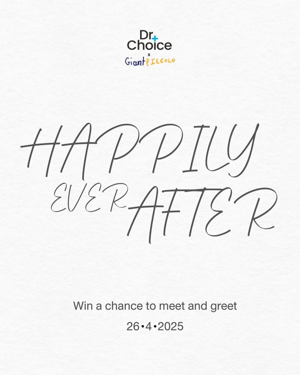 DrchoicePet's tweet photo. Celebrate the magic of love with the #DCxGiantPiccolo Exclusive Collection!
and make your dreams of a fairytale moment come true! 

💫 Every purchase of 1,000 THB or 200 RMB gives you a chance to win an unforgettable Meet & Greet experience with Boun & Prem at the romantic "Happily Ever After" event on 26 April 2025. 💍✨

🛍️ Promotion Period: Now - 14 February 2025

💡 Shop now, enter to win, and you might be the lucky fan to join Boun & Prem in this dreamlike celebration of love! 🌸

#DCxGiantPiccolo
#HappilyEverAfter #DreamWedding
#BounPrem #drchoice #perfectchoiceforyourpet
#bb0un #prem_space
#กองกำลังบุ๋นเปรม #BounNoppanut #เปรมวรุศ