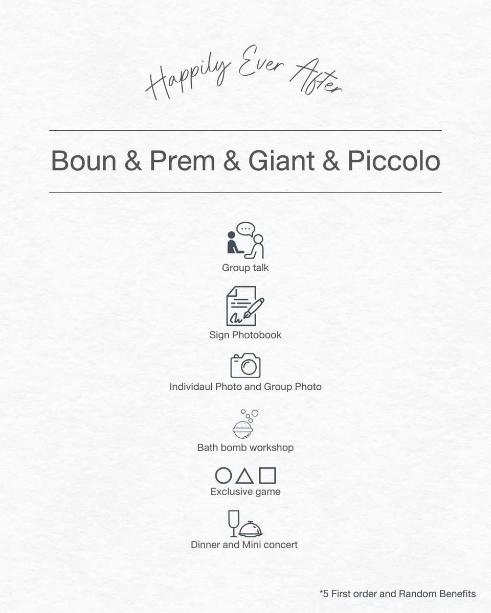 DrchoicePet's tweet photo. Celebrate the magic of love with the #DCxGiantPiccolo Exclusive Collection!
and make your dreams of a fairytale moment come true! 

💫 Every purchase of 1,000 THB or 200 RMB gives you a chance to win an unforgettable Meet & Greet experience with Boun & Prem at the romantic "Happily Ever After" event on 26 April 2025. 💍✨

🛍️ Promotion Period: Now - 14 February 2025

💡 Shop now, enter to win, and you might be the lucky fan to join Boun & Prem in this dreamlike celebration of love! 🌸

#DCxGiantPiccolo
#HappilyEverAfter #DreamWedding
#BounPrem #drchoice #perfectchoiceforyourpet
#bb0un #prem_space
#กองกำลังบุ๋นเปรม #BounNoppanut #เปรมวรุศ