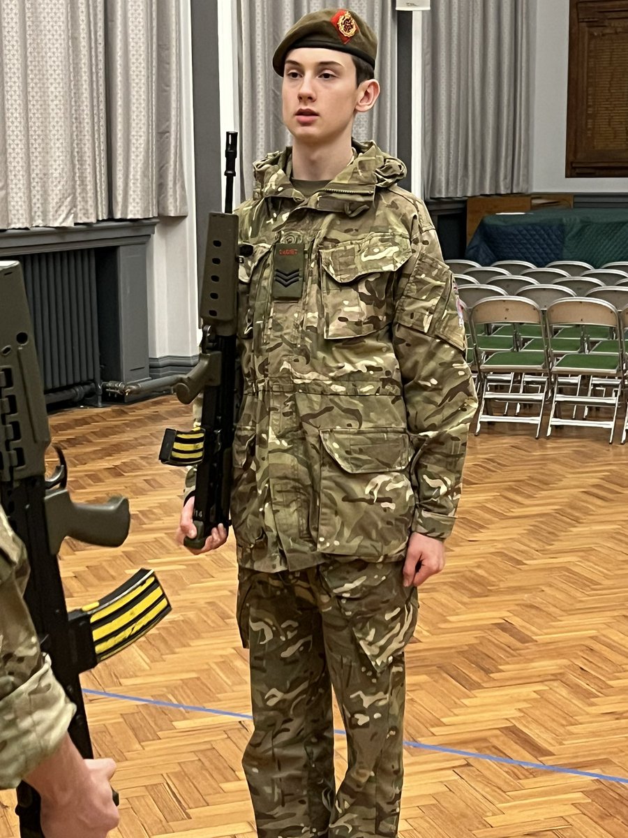 Something different for our Senior Cadets last night, Rifle Drill. There were some pretty tired cadets with aching arms by the end of the session. Well done
