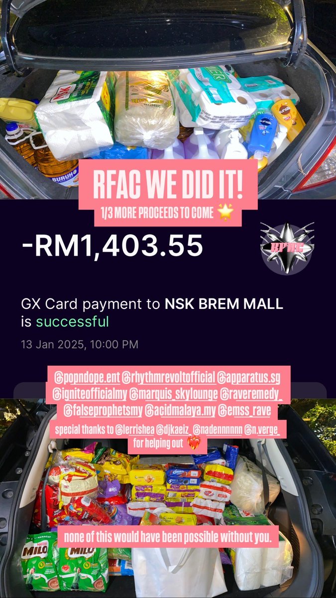 whosgremory's tweet photo. RAVE FOR A CAUSE, WE DID IT! 🌟

1/3 Rumah Hope

Malaysia- we managed to raise RM6.1K just from RFAC. 2K has fully gone to Rumah Hope with the power of our hardstyle community ❤️‍🔥

None of this would have been possible without you..

With love, Gremory https://t.co/twbBkWFQBt