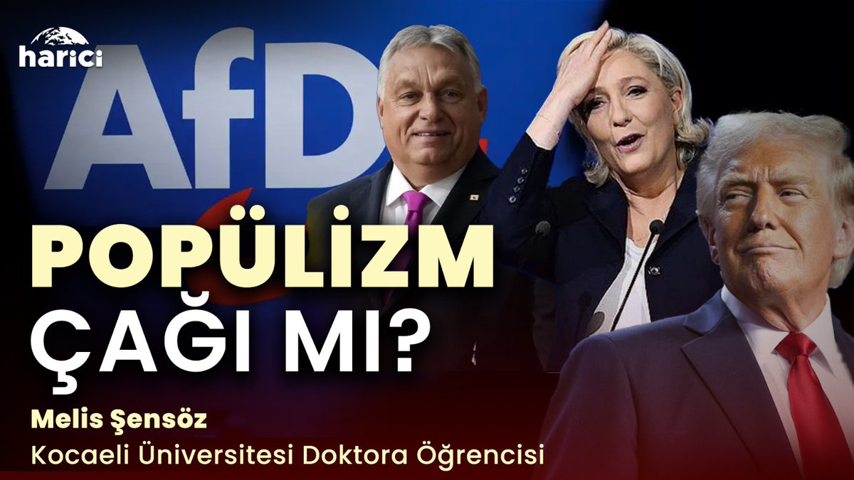 ❌Elitler, halka karşı

❓Popülizm “her ideolojiden biraz” mı demek

📌 Popülizmin iktidarı, iktidarın popülizmi

🗣️Kocaeli Üniversitesi doktora öğrencisi Melis Şensöz <a href="/melissensoz/">Melis Şensöz</a> Harici Youtube programında değerlendirdi

🎙️Erman Çete'nin <a href="/ermancete/">erman çete</a> söyleşisi

İzlemek