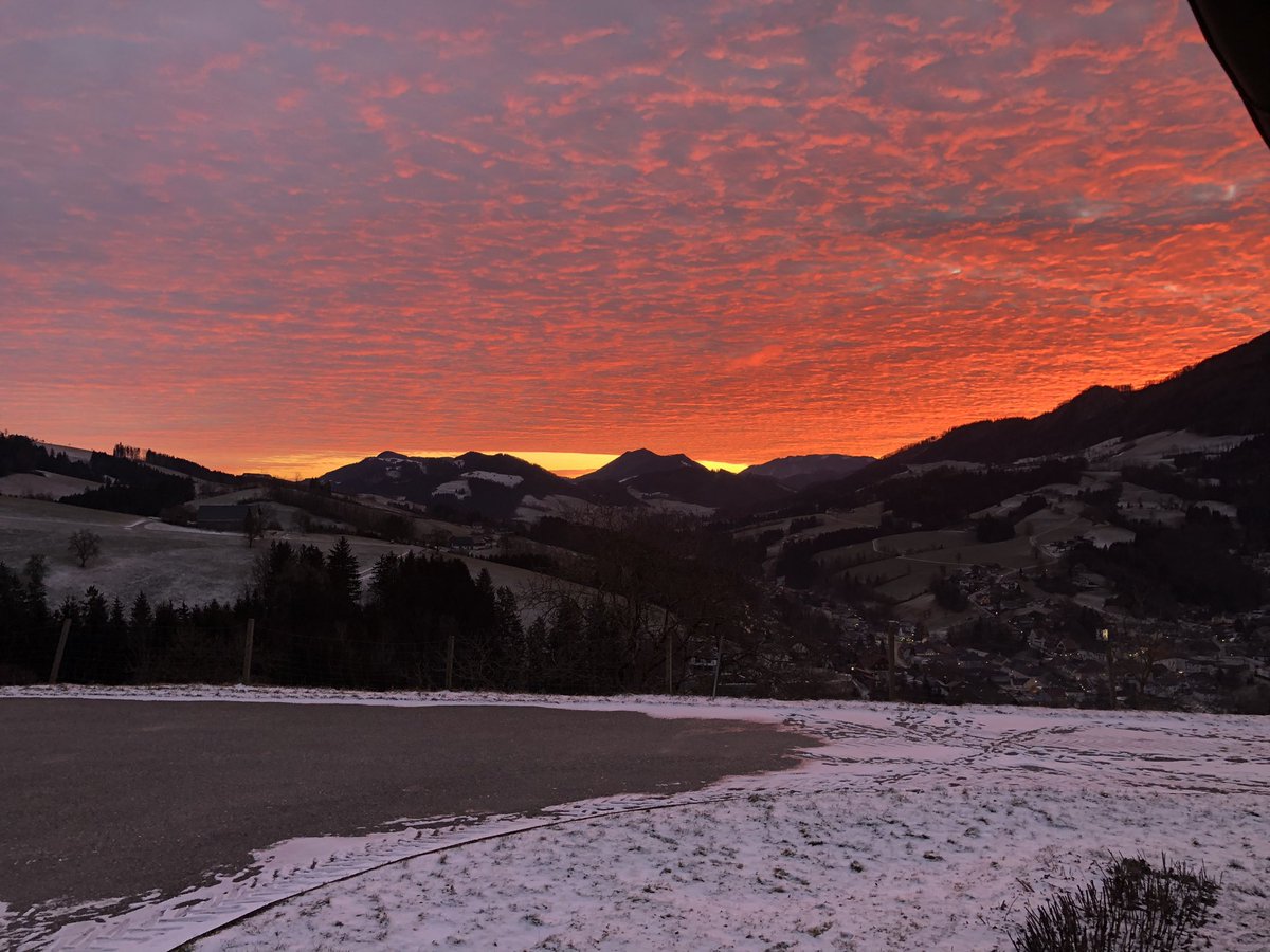 GM! Sunrise this morning was beautiful!