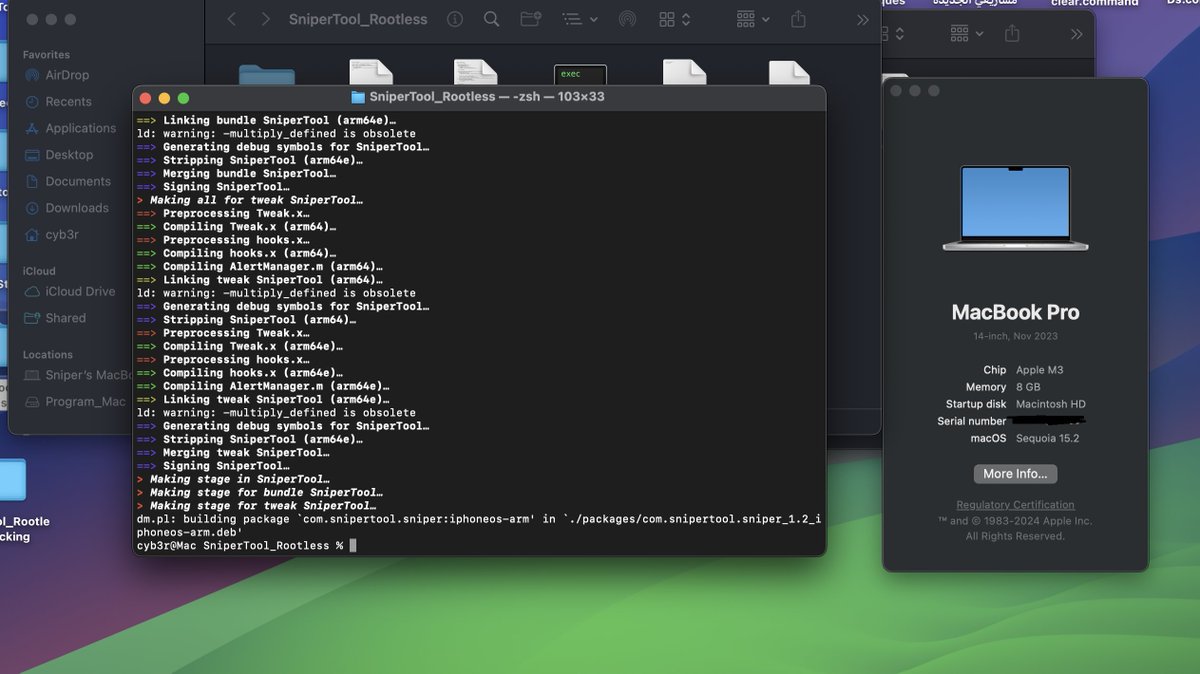 DNS_Sys's tweet image. كنت هام إني احدث آخر اصدار. و theos   وبعض المشاريع ما تشتغل. لكن الحمدلله كل شي تمام : )
#theos #Apple #تقنية