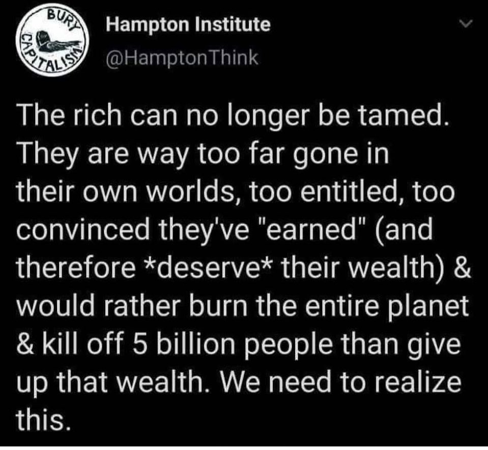 We all need to grasp this. Urgently.