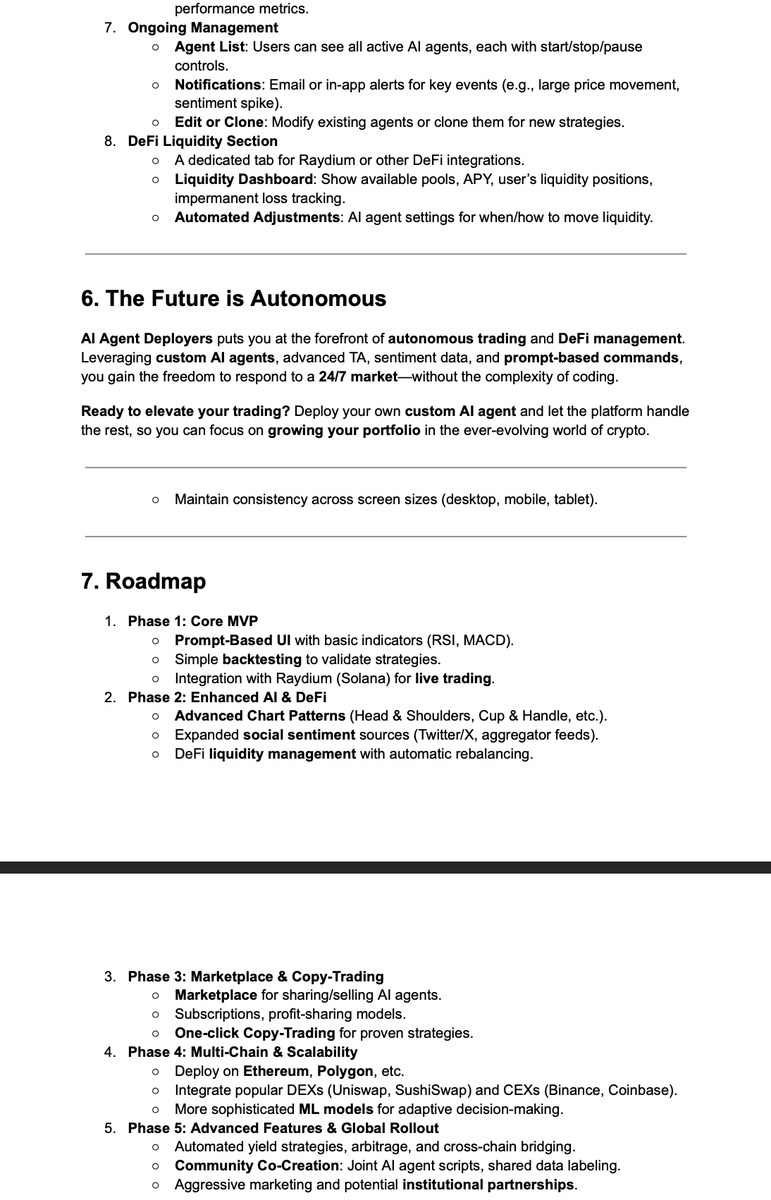 1. Our website &amp; demo will be live in 1-2 days!
2. We are in process of setting up our socials (TG &amp; Discord)
3. We have paid the dex &amp; will update it as we go
4. We plan to lock our devs wallet to further reassure the community!
5. Attached is our whitepaper!
