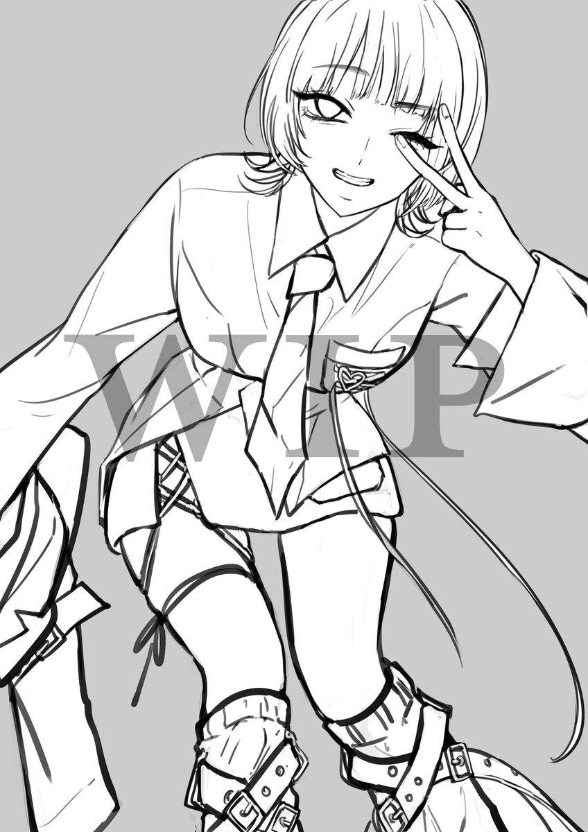 MiyaLeiLe's tweet image. wip from stream today✌️