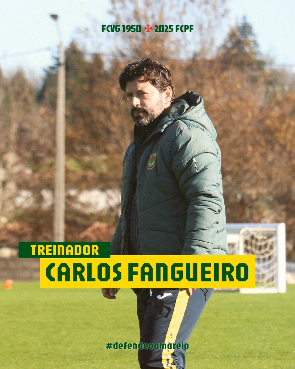 fcpf's tweet photo. 𝗖𝗮𝗿𝗹𝗼𝘀 𝗙𝗮𝗻𝗴𝘂𝗲𝗶𝗿𝗼 é o novo treinador do FC Paços de Ferreira!
Bem-vindo, mister! 🟡🟢

🗞 Mais informação: https://t.co/te52TinGzB

#DefendeOAmarelo #FCPF2425 https://t.co/vmGIDn7wpl