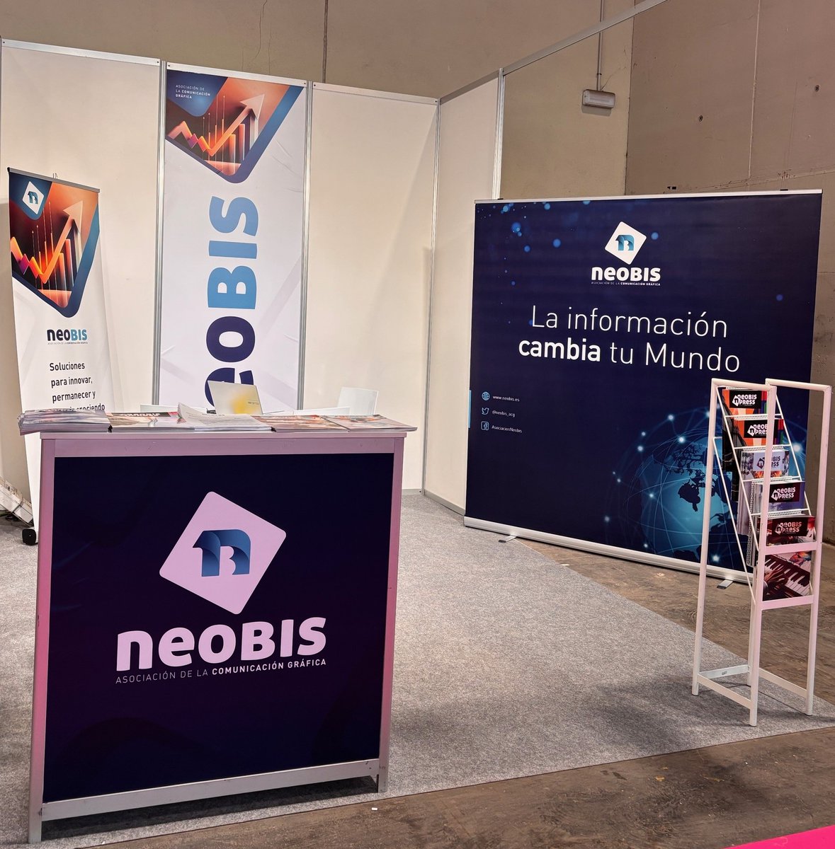 ✨ ¡Estamos en #CPrint2025!
Visítanos en el stand J20, pabellón 14 de IFEMA.
Asóciate con nosotros y sé el primero en conocer las nuevas normativas que afectan al sector de la comunicación gráfica.
¡Te esperamos! 🤝
#Neobis #ComunicaciónGráfica #Networking