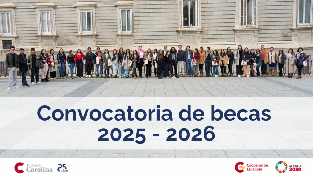 La Fundación Carolina abre hoy su nueva convocatoria de becas "Comprometidos con el apoyo y la defensa de los derechos humanos para construir un futuro justo y equitativo", correspondiente al curso académico 2025-2026.
<a href="/Red_Carolina/">Fundación Carolina</a>🇪🇸
ℹ️fundacioncarolina.es/abierta-la-con…