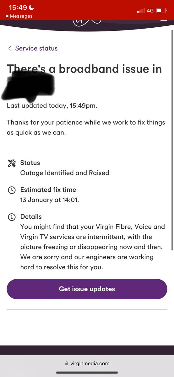 _ellamcnulty's tweet photo. @virginmedia our wifi has been completely down since early December, (speed test result was a rare occasion) we were meant to have an engineer on 13th. It has now been pushed to 16th. I am currently working remotely and we’ve heard nothing about a refund. 1/1 https://t.co/cLWOGl7VPy