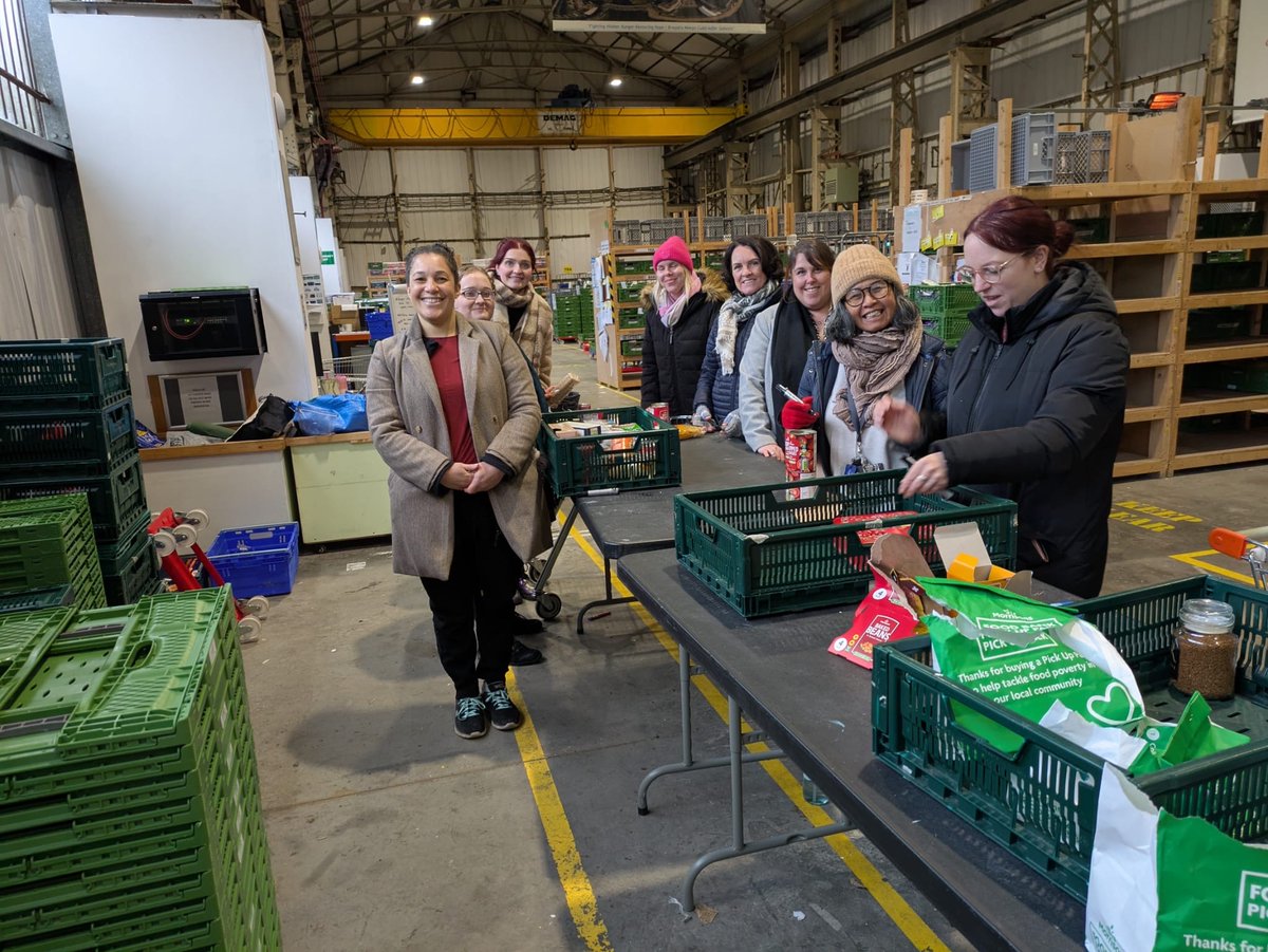 A huge thank you and well done to our Teams from Crichton House Outreach Services for volunteering today with the <a href="/TrussellUK/">Trussell</a> - Cardiff Foobanks