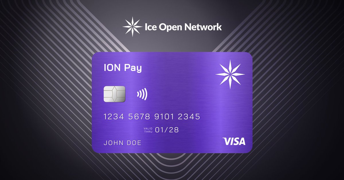 🚨 Breaking News: ION Pay is Here from Ice Open Network! 🚨

Say hello to #IONPay—the future of spending crypto is here! 💳✨

Soon, our community can request Mastercard or Visa cards to seamlessly spend $ICE and other cryptocurrencies anytime, anywhere.

✅ Fully compatible with