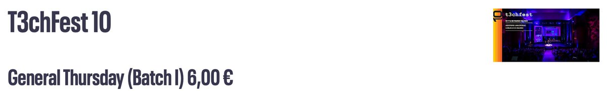 Pues nos vemos por el <a href="/T3chFest/">T3chFest</a>