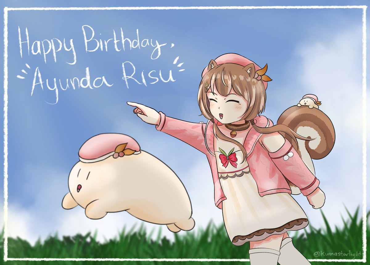 #HappyRisuDay2025 #iRISUtration 

Happy Birthday Risu risu!!!

ayunda risu cute squrlllll