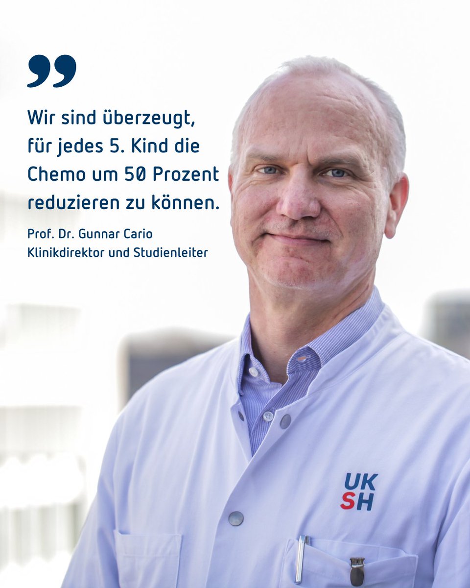 Universitätsklinikum Schleswig-Holstein (@uksh_ki_hl) on Twitter photo Wie können wir Chemotherapie bei Kindern mit Leukämie schonender machen? Das UKSH koordiniert eine neue internationale Studie, gefördert von der <a href="/Krebshilfe_Bonn/">Deutsche Krebshilfe</a> mit 3 Mio. €. Ziel: Weniger Nebenwirkungen durch innovative Immuntherapien. Mehr dazu: uksh.de/250114_pi_all_… Wie können wir Chemotherapie bei Kindern mit Leukämie schonender machen? Das UKSH koordiniert eine neue internationale Studie, gefördert von der <a href="/Krebshilfe_Bonn/">Deutsche Krebshilfe</a> mit 3 Mio. €. Ziel: Weniger Nebenwirkungen durch innovative Immuntherapien. Mehr dazu: uksh.de/250114_pi_all_…
