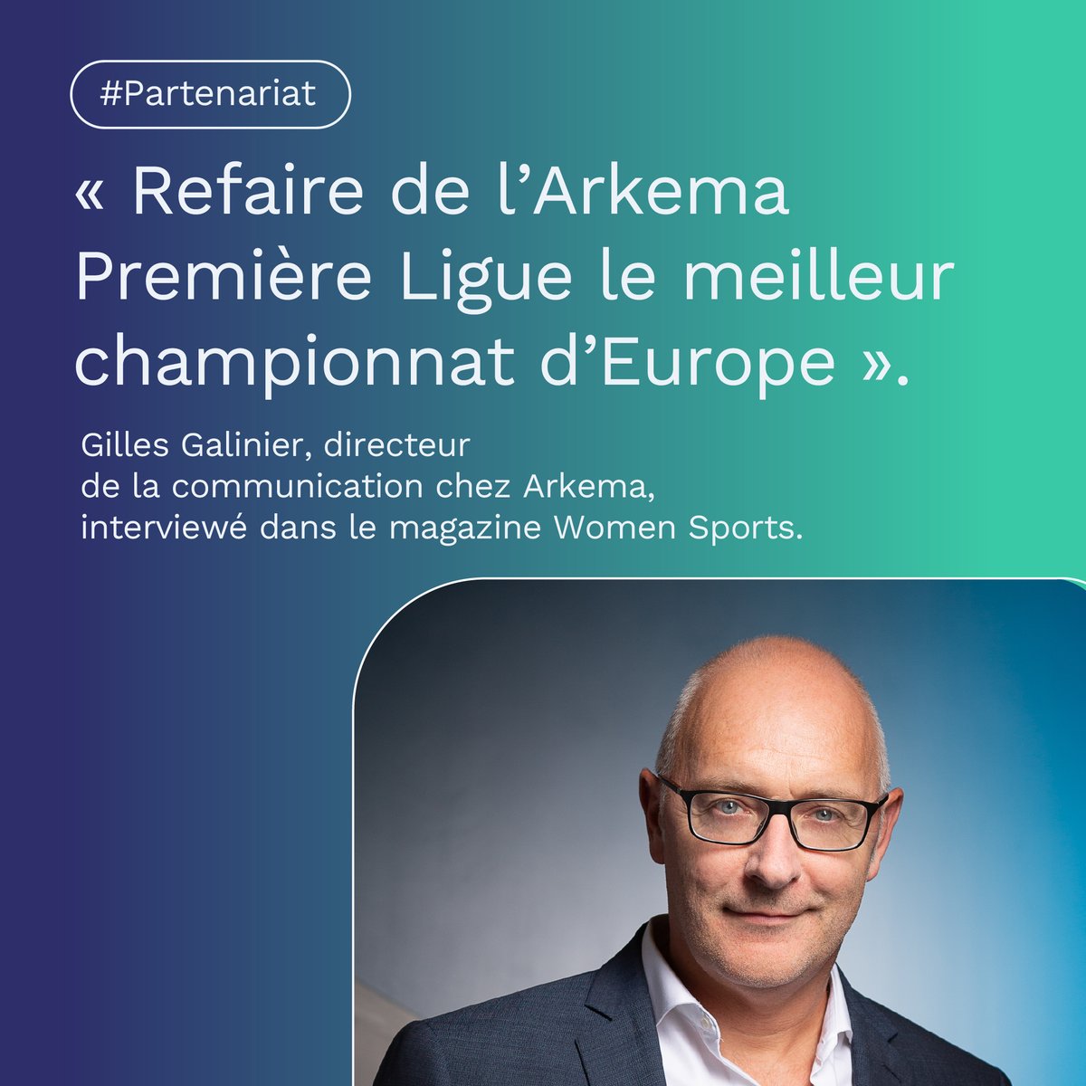 Arkema France (@arkema_fr) on Twitter photo Arkema dans le magazine <a href="/WomenSports_fr/">Women Sports</a> 💪
Gilles Galinier, notre Dr de la communication, est interviewé dans ce numéro offert à ce lien : womensports.fr/women-sports-n… Arkema dans le magazine <a href="/WomenSports_fr/">Women Sports</a> 💪
Gilles Galinier, notre Dr de la communication, est interviewé dans ce numéro offert à ce lien : womensports.fr/women-sports-n…