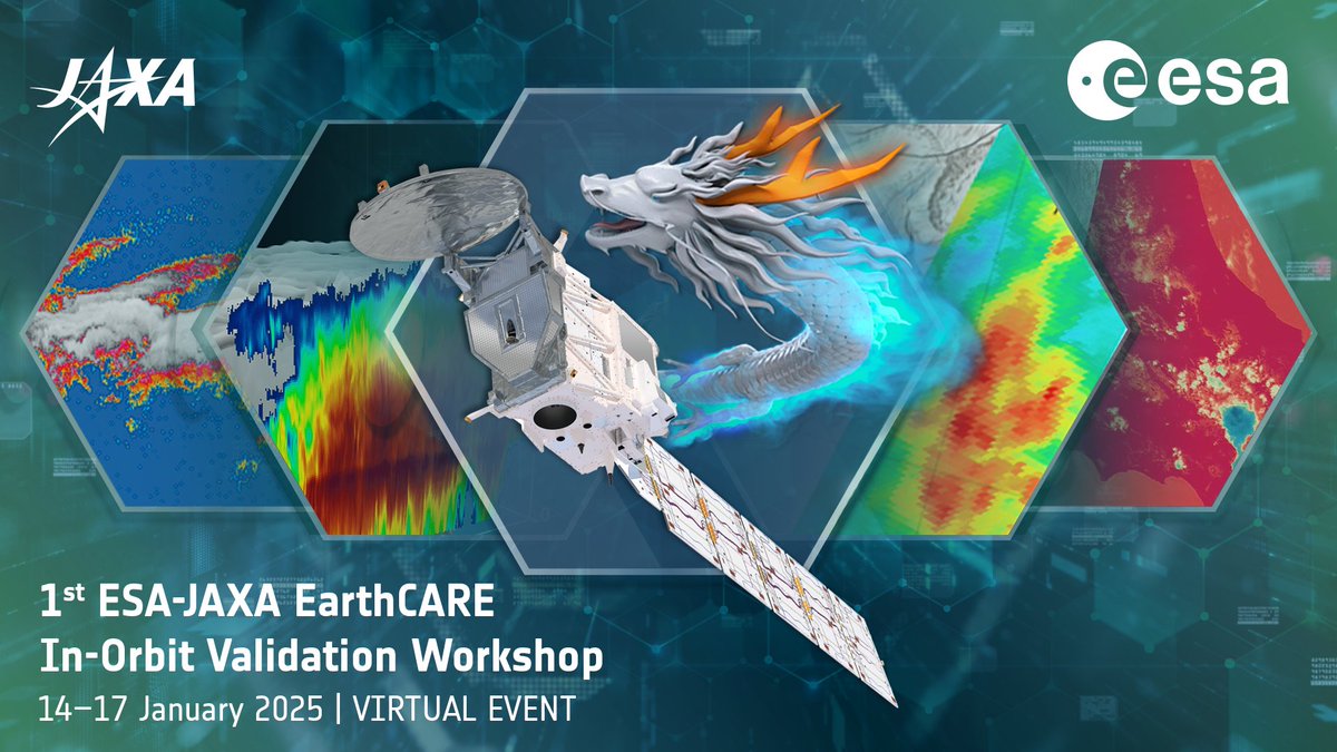 PANGEA4CalVal (@pangea4calval) on Twitter photo 🚀🌍 🚀🌍 The 1st ESA-JAXA #EarthCARE In-Orbit Validation #Workshop is underway!
From Jan 14-17, experts share insights, propose improvements, and update the scientific community on the quality of publicly released Level 1 datasets. 🌤️🌟
<a href="/esa_earthcare/">ESA's EarthCARE mission</a> <a href="/JAXA_en/">JAXA(Japan Aerospace Exploration Agency)</a> <a href="/NOA_ReACT/">NOA ReACT</a> 🚀🌍 🚀🌍 The 1st ESA-JAXA #EarthCARE In-Orbit Validation #Workshop is underway!
From Jan 14-17, experts share insights, propose improvements, and update the scientific community on the quality of publicly released Level 1 datasets. 🌤️🌟
<a href="/esa_earthcare/">ESA's EarthCARE mission</a> <a href="/JAXA_en/">JAXA(Japan Aerospace Exploration Agency)</a> <a href="/NOA_ReACT/">NOA ReACT</a>
