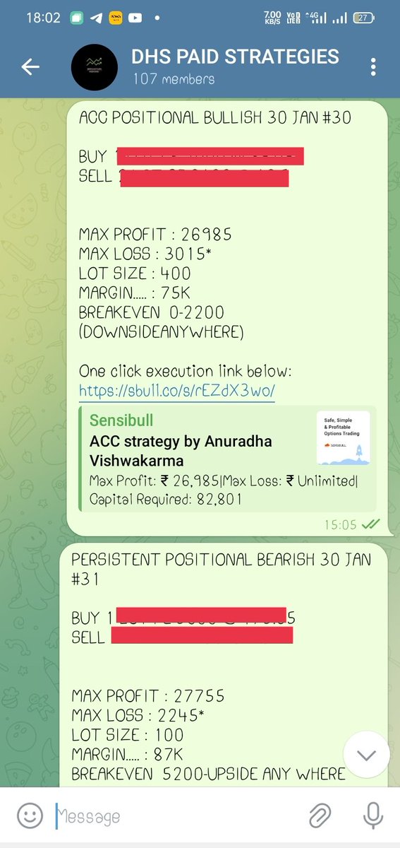 DHS_DESK's tweet image. #ACC #PERSISTENT #Techm strategies for January series shared with students and paid subscribers.

#Don&apos;t wait for heavy losses, many people of registering with us paying a little fees.

#Hurry up, rush to register for paid strategies, registration is going to end for Jan series.