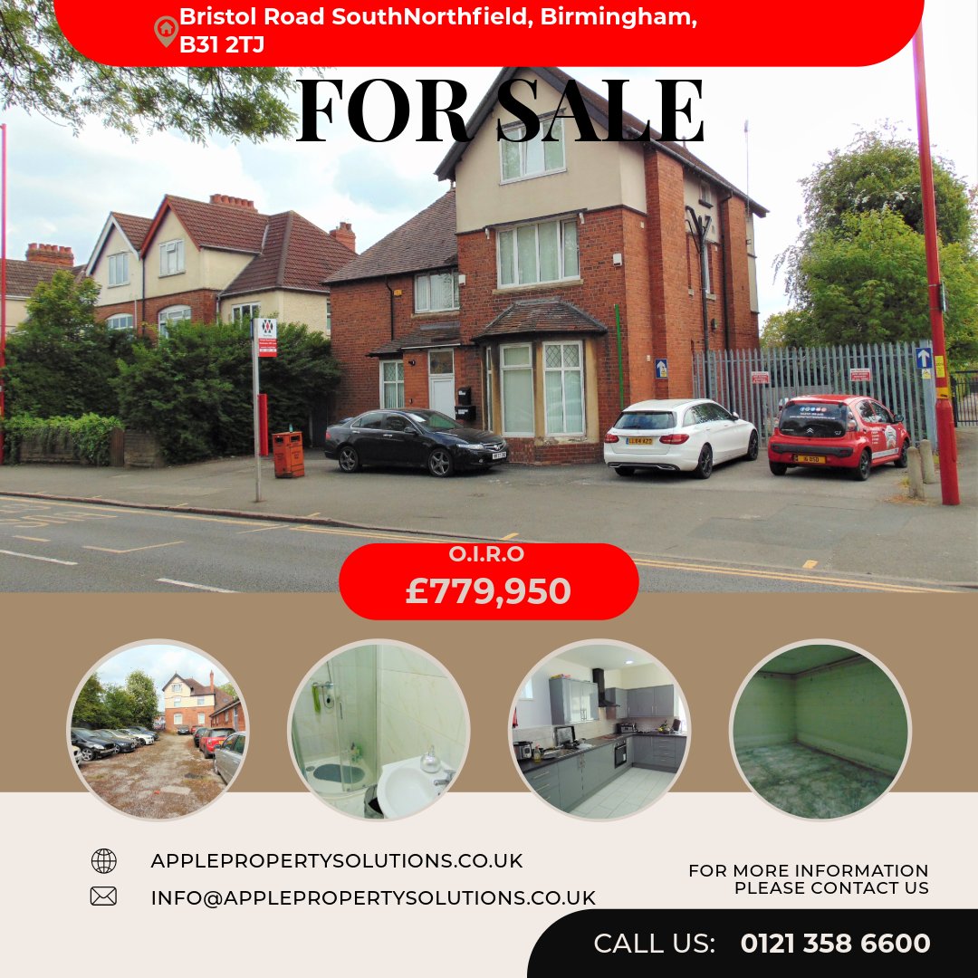 ApplePropertyUK's tweet photo. Contact the office today on 0121 358 6600! https://t.co/MLElFaCtOf