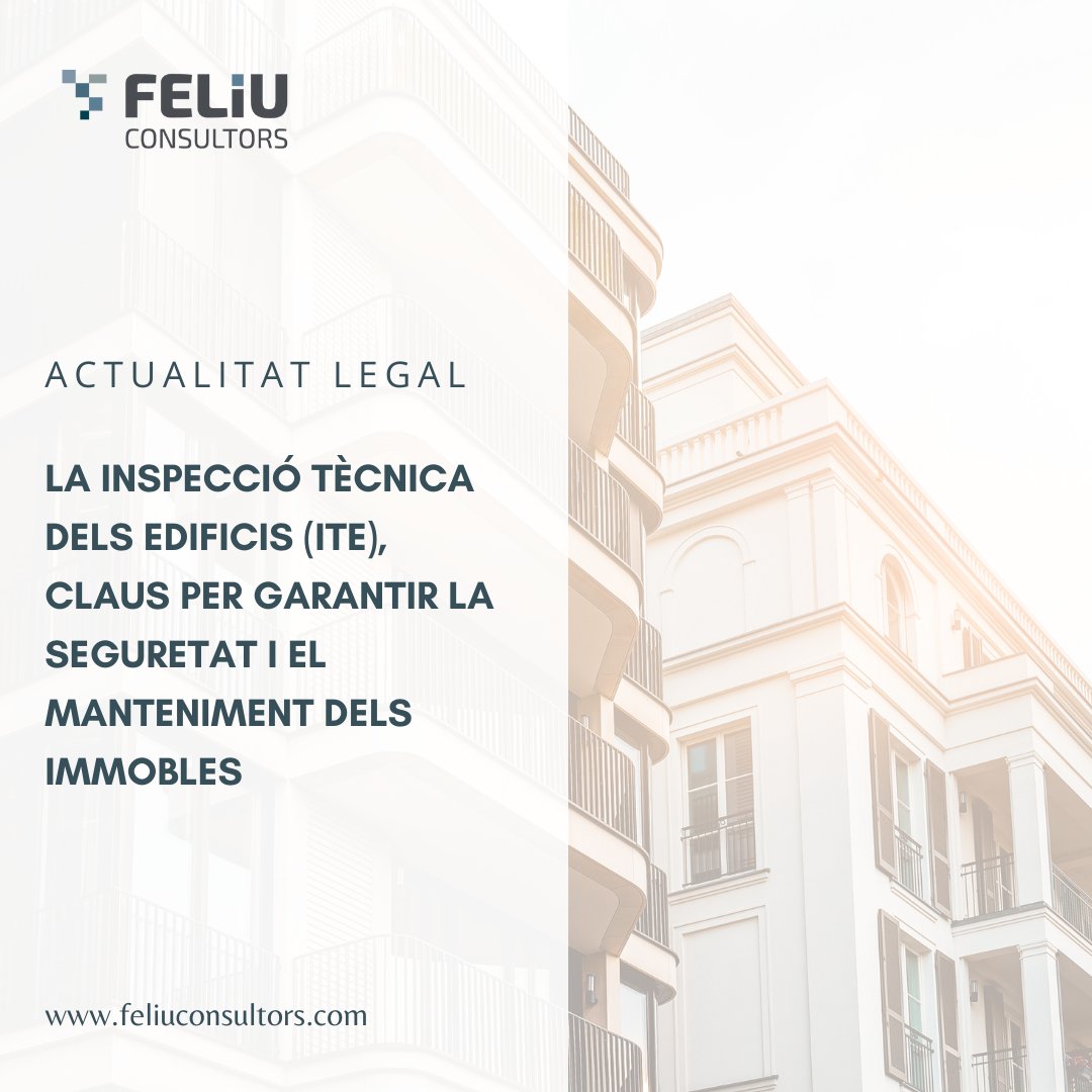La Inspecció Tècnica dels Edificis (ITE) és clau per garantir la seguretat 🏠 i manteniment dels edificis a Catalunya. 

Aquí trobaràs tota la notícia a feliuconsultors.com🧑🏼‍💻

#Feliuconsultors #Immofeliu #ITE #Seguretat #Habitatge