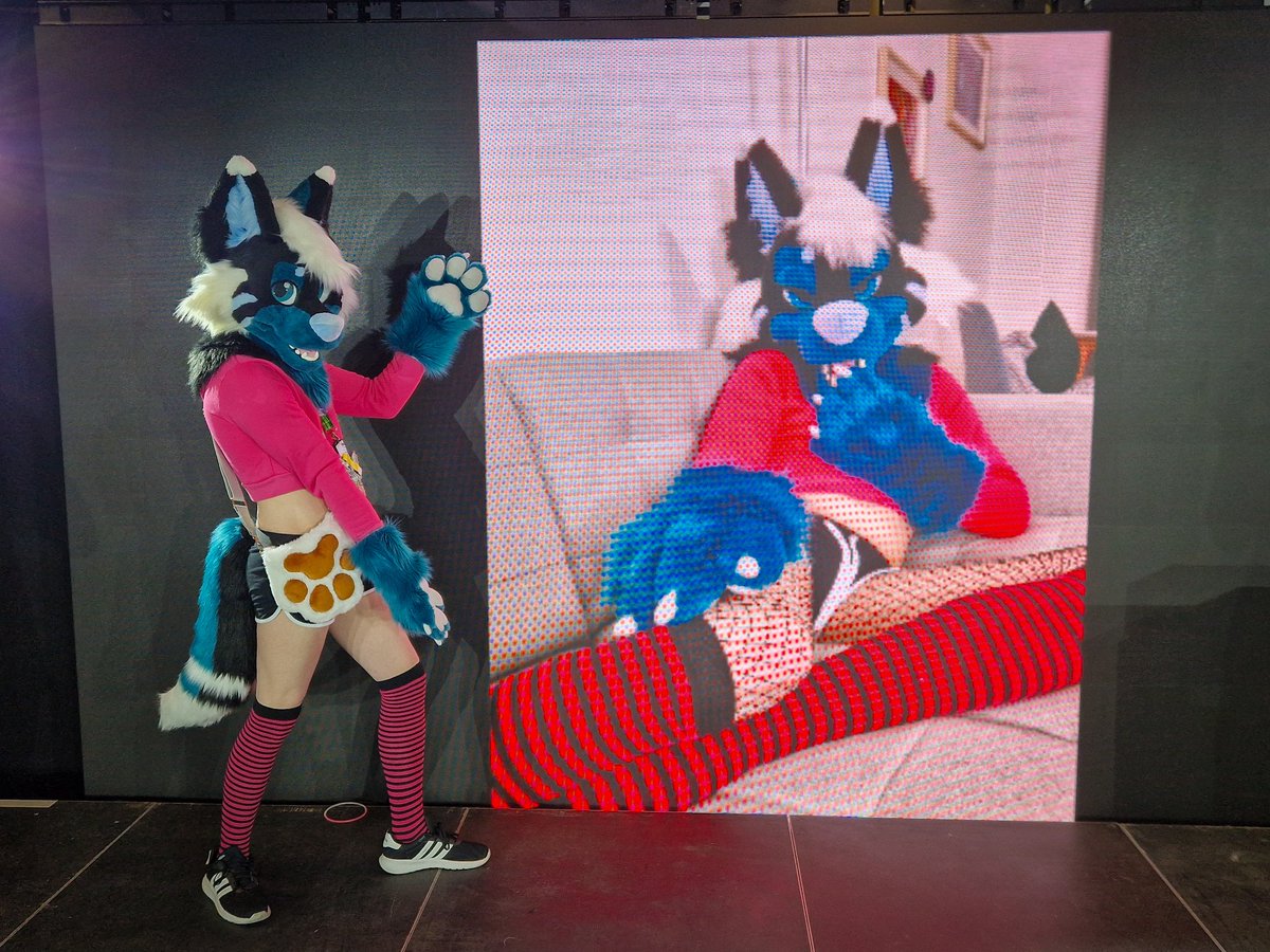 Being naughty at the Furvester Stage 😘