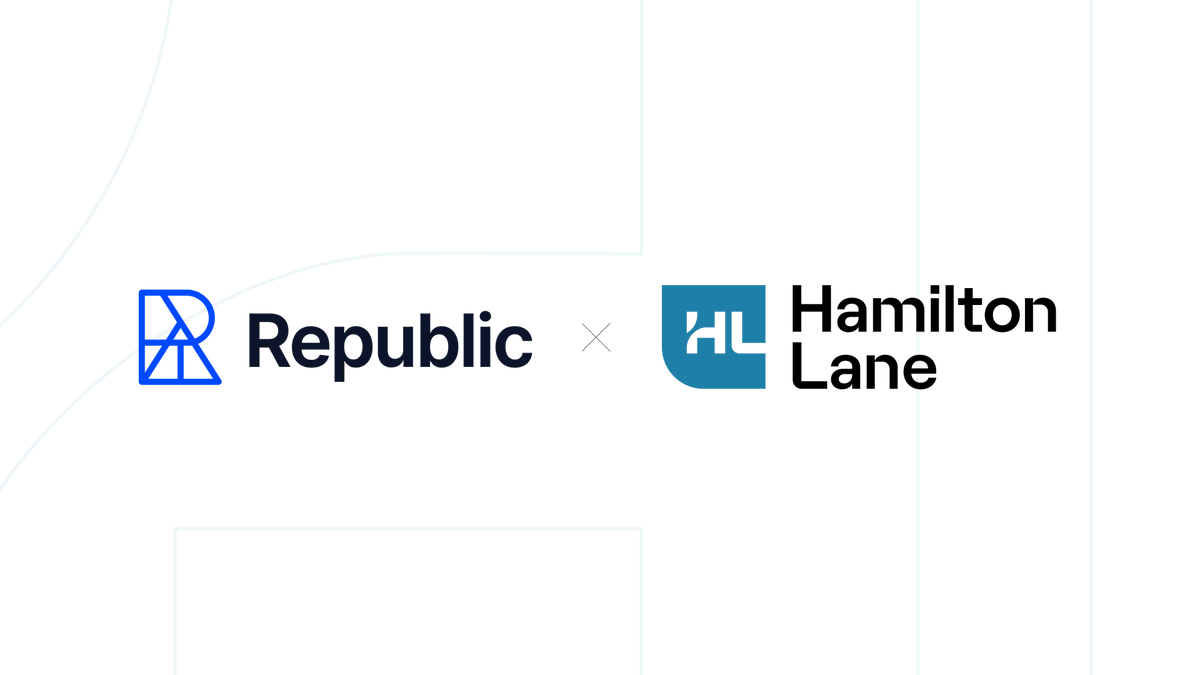 joinrepublic's tweet image. @hamilton_lane and Republic today announced a new partnership that aims to bring institutional-quality private market investments to individual retail investors in the U.S.

Through the partnership, we intend to launch digital blockchain-based solutions for retail investors,…